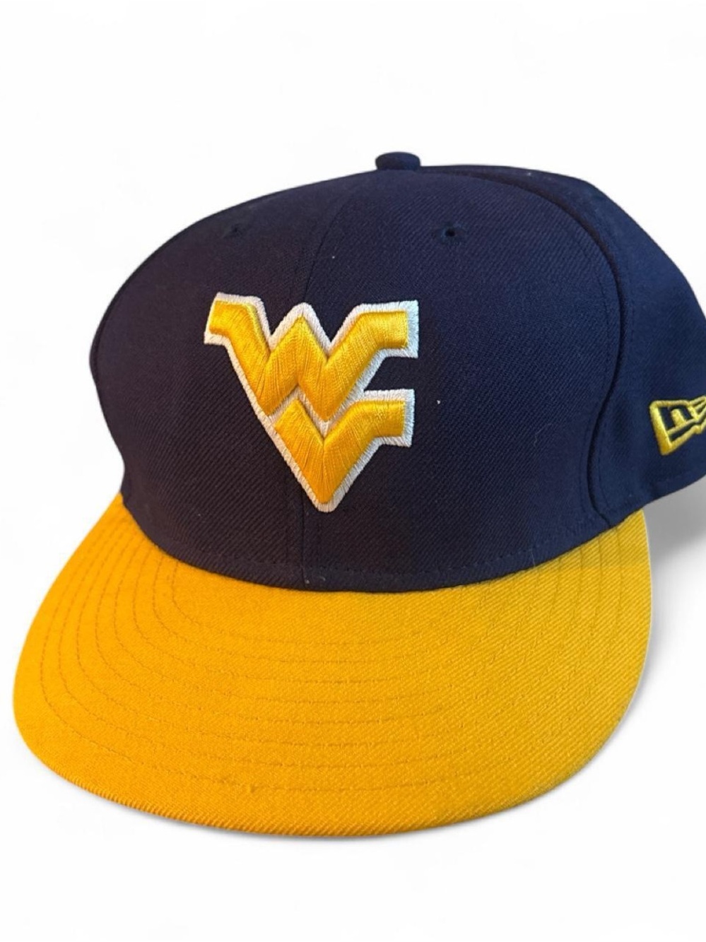 Hat interior with New Era labels
